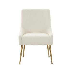 TOV Furniture Beatrix Cream Performance Boucle Side Chair - Elegant Accents, Durable Comfort for Any Space TOV-D68722