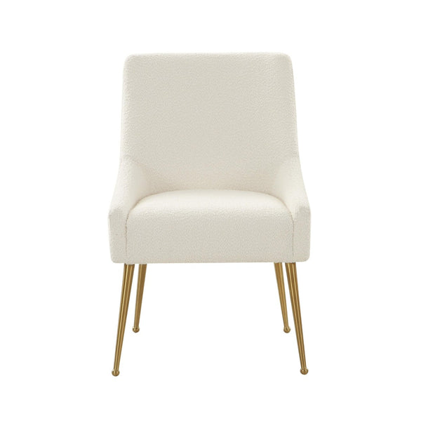 TOV Furniture Beatrix Cream Performance Boucle Side Chair - Elegant Accents, Durable Comfort for Any Space TOV-D68722