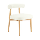 Spara Cream Performance Boucle Side Chair TOV-D68757 TOV Furniture