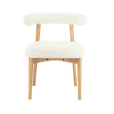 Spara Cream Performance Boucle Side Chair TOV-D68757 TOV Furniture