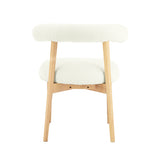 Spara Cream Performance Boucle Side Chair TOV-D68757 TOV Furniture