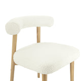 Spara Cream Performance Boucle Side Chair TOV-D68757 TOV Furniture