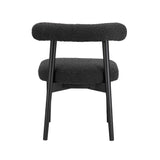 Spara Black Performance Boucle Side Chair TOV-D68758 TOV Furniture