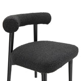 Spara Black Performance Boucle Side Chair TOV-D68758 TOV Furniture