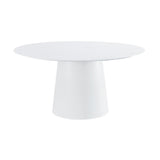 Pauline White Ash 62" Round Dining Table TOV-D68759 TOV Furniture