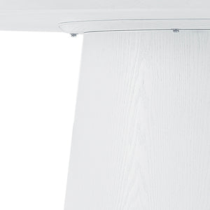 Pauline White Ash 62" Round Dining Table TOV-D68759 TOV Furniture