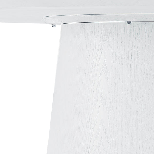 Pauline White Ash 62" Round Dining Table TOV-D68759 TOV Furniture