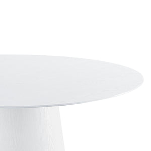 Pauline White Ash 62" Round Dining Table TOV-D68759 TOV Furniture