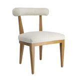 Palla Cream Performance Boucle Dining Chair TOV-D68817 TOV Furniture