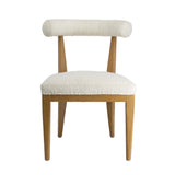 Palla Cream Performance Boucle Dining Chair TOV-D68817 TOV Furniture