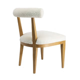 Palla Cream Performance Boucle Dining Chair TOV-D68817 TOV Furniture