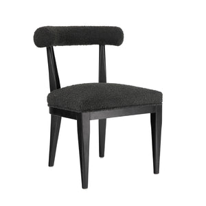 Palla Black Performance Boucle Dining Chair TOV-D68818 TOV Furniture