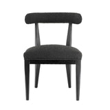 Palla Black Performance Boucle Dining Chair TOV-D68818 TOV Furniture