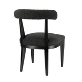 Palla Black Performance Boucle Dining Chair TOV-D68818 TOV Furniture