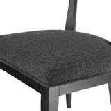 Palla Black Performance Boucle Dining Chair TOV-D68818 TOV Furniture