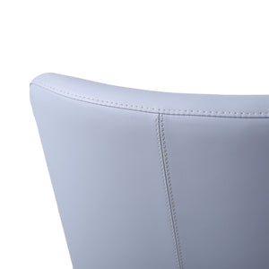 Maven Lavender Mist and Rose Gold Adjustable Swivel Stool TOV-D68828 TOV Furniture