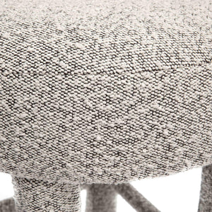 TOV Furniture Carmel Counter Stool - Modern Black & White Boucle Design for Stylish Comfort in Your Kitchen or Bar TOV-D68982