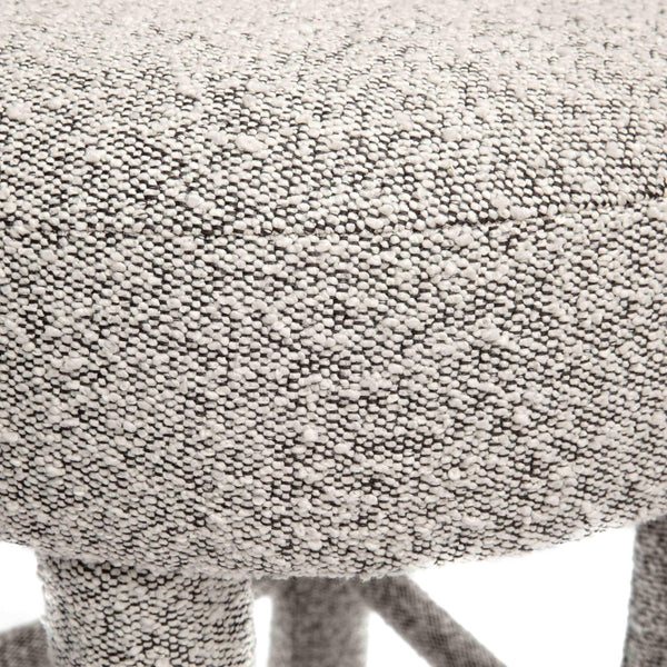 TOV Furniture Carmel Counter Stool - Modern Black & White Boucle Design for Stylish Comfort in Your Kitchen or Bar TOV-D68982