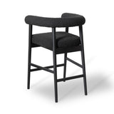 Spara Black Performance Boucle Counter Stool TOV-D68999 TOV Furniture