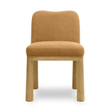 Tiara Cognac Velvet Oak Dining Chair TOV-D69036 TOV Furniture