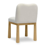 Tiara Cream Velvet Oak Dining Chair TOV-D69037 TOV Furniture