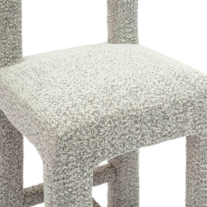 TOV Furniture Hazel Boucle Counter Stool - Modern Minimalist Design with Comfortable Upholstery for Everyday Use Grey TOV-D69042