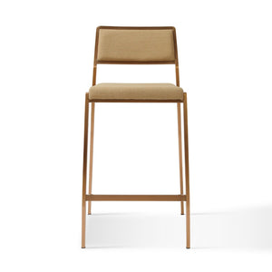 TOV Furniture Gale Stackable Stool Set of 2 - Modern Tan Basketweave Design for Space-Saving Comfort & Style TOV-D69068