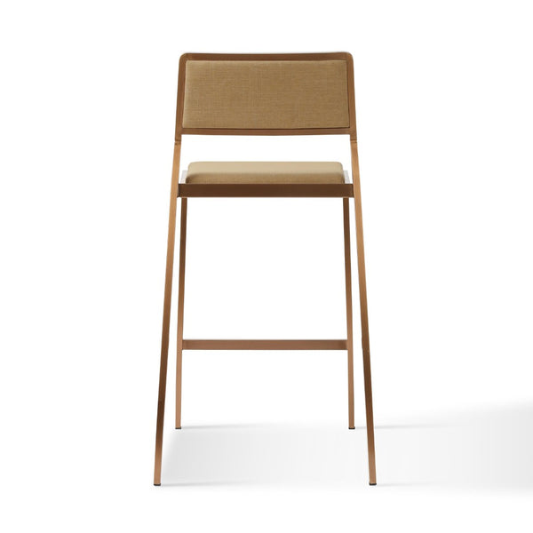 TOV Furniture Gale Stackable Stool Set of 2 - Modern Tan Basketweave Design for Space-Saving Comfort & Style TOV-D69068