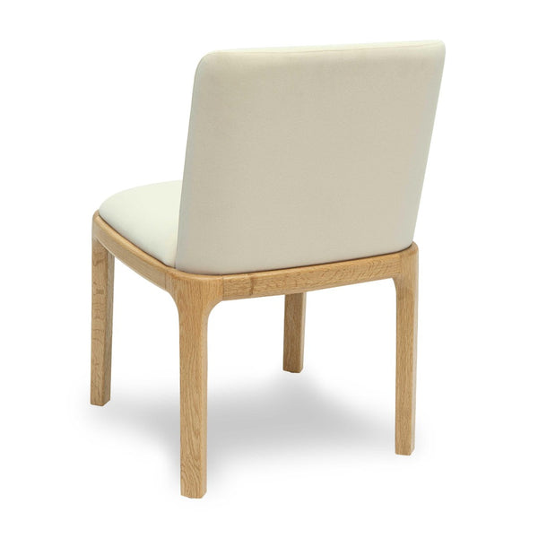 TOV Furniture Rebecca Performance Velvet Dining Chair - Elegant Comfort with Durable Design for Any Dining Space Cream TOV-D69079