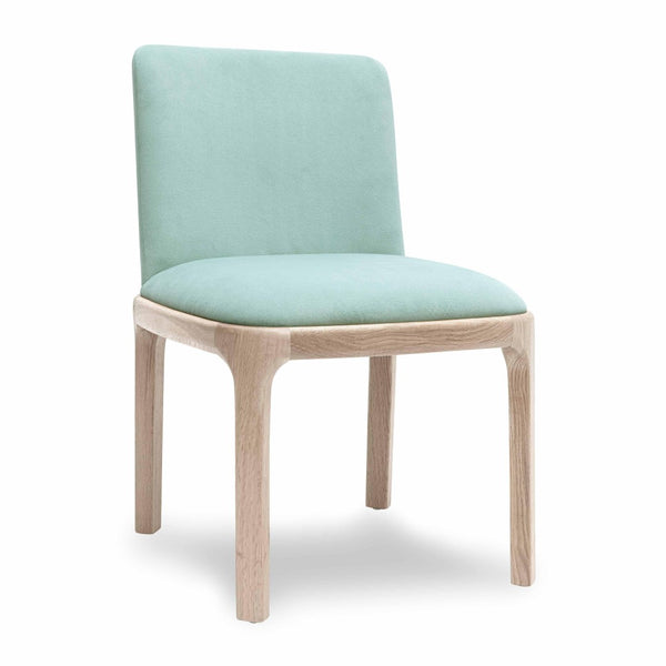 TOV Furniture Rebecca Performance Velvet Dining Chair - Elegant Comfort with Durable Design for Any Dining Space Light Blue TOV-D69080