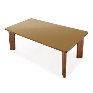 TOV Furniture Oani 83" Mid-Century Walnut & Glass Dining Table - Stylish, Durable, and Easy-Care for Any Space! TOV-D69236