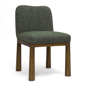 TOV Furniture Tiara Performance Basketweave Dining Chair - Elegant Comfort, Durable Design for Modern Interiors Green TOV-D69245