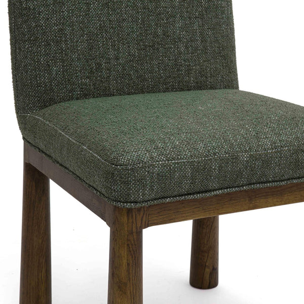 TOV Furniture Tiara Performance Basketweave Dining Chair - Elegant Comfort, Durable Design for Modern Interiors Green TOV-D69245