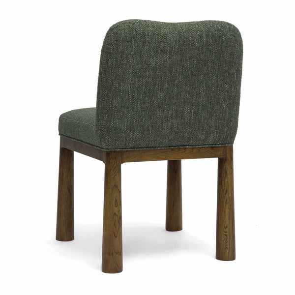 Tov Furniture Tiara Modern Performance Dining Chair With Solid Oak Legs For Stylish Comfort And Elegance Green Fabric,Plywood,Wood Tov-d69245