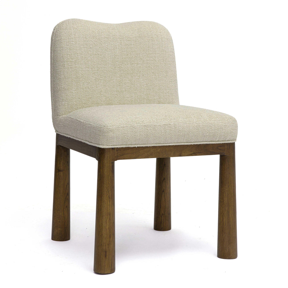 Tov Furniture Tiara Modern Performance Dining Chair With Solid Oak Legs For Stylish Comfort And Elegance Cream Fabric,Plywood,Wood Tov-d69246