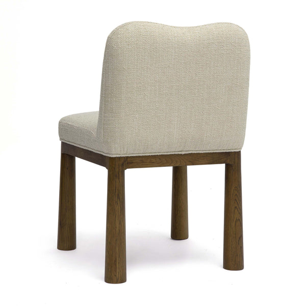 Tov Furniture Tiara Modern Performance Dining Chair With Solid Oak Legs For Stylish Comfort And Elegance Cream Fabric,Plywood,Wood Tov-d69246