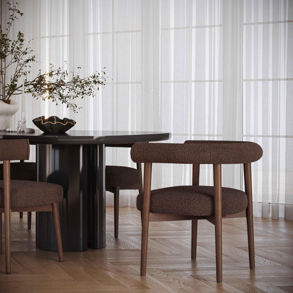 TOV Furniture Spara Performance Boucle Side Chair - Stylish Nordic Design with Water-Repellent Fabric & Colors TOV-D69378