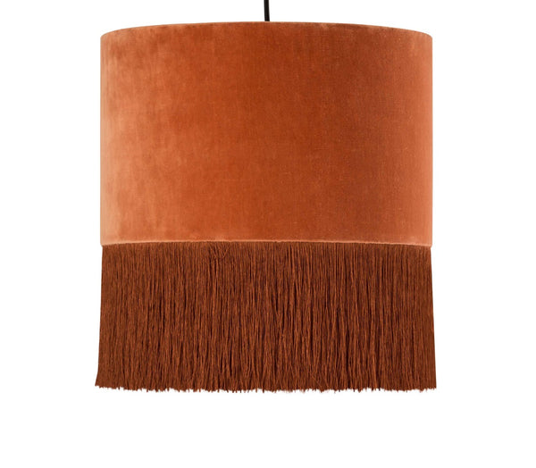 TOV Furniture Atolla Brick Tassel Pendant Light - Handcrafted Cotton Design for Cozy Living Spaces & Warmth TOV-G18285