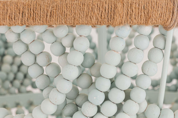 TOV Furniture Jade Beaded Chandelier - Elegant Bohemian Lighting Fixture with Ombre Beads for Stylish Spaces TOV-G18306