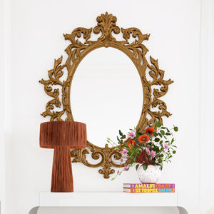 TOV Furniture Shelby Raffia Table Lamp – Handcrafted Natural Fiber Design for Cozy, Safari-Chic Home Décor Brick TOV-G18378