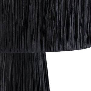 TOV Furniture Shelby Raffia Table Lamp – Handcrafted Natural Fiber Design for Cozy, Safari-Chic Home Décor Black TOV-G18379