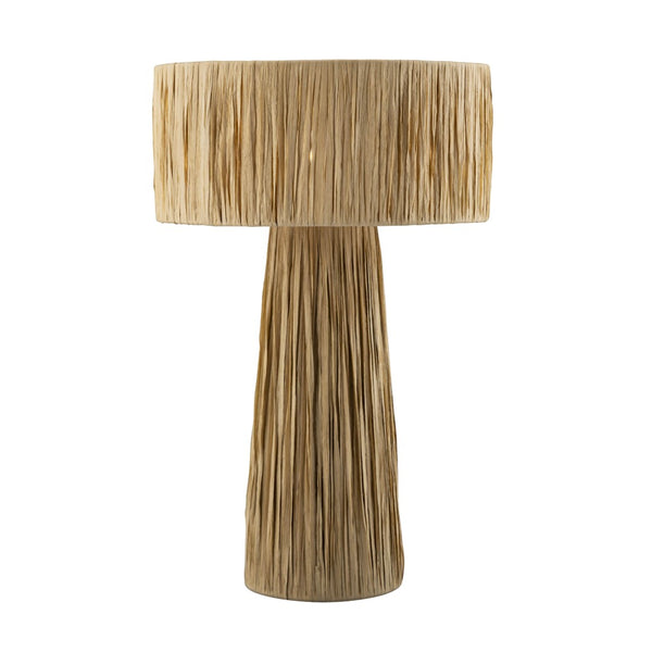TOV Furniture Shelby Raffia Table Lamp – Handcrafted Natural Fiber Design for Cozy, Safari-Chic Home Décor Natural TOV-G18380