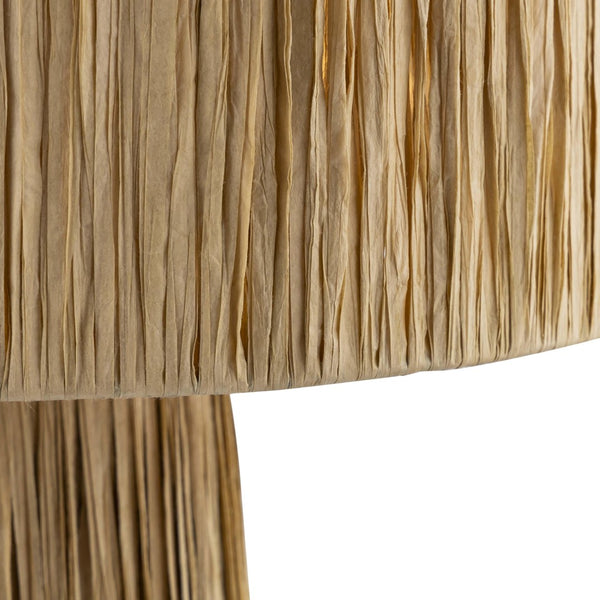 TOV Furniture Shelby Raffia Table Lamp – Handcrafted Natural Fiber Design for Cozy, Safari-Chic Home Décor Natural TOV-G18380