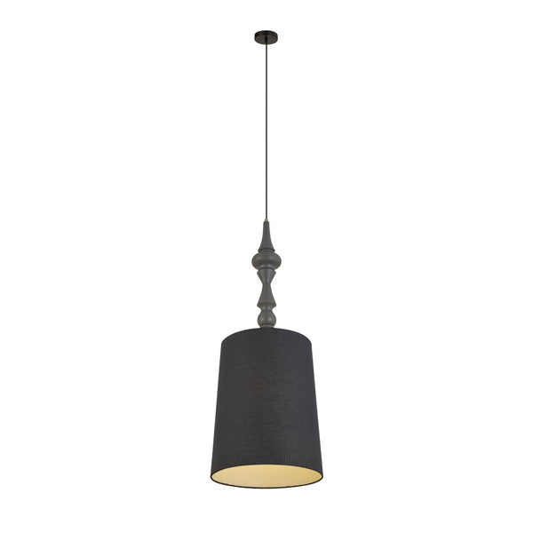 TOV Furniture Yaretzi Pendant Lamp – Elegant Matte Black Light Fixture for Moody Atmospheres in Any Room TOV-G18409