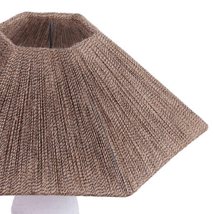 TOV Furniture Shabby Natural Rope Table Lamp - Handcrafted Rustic Lighting with Textured Iron Base & Jute Shade TOV-G18444