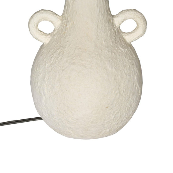 TOV Furniture Lalit Boho-Chic Natural Jute & White Ceramic Table Lamp - Elegant Lighting for Modern Spaces TOV-G18460