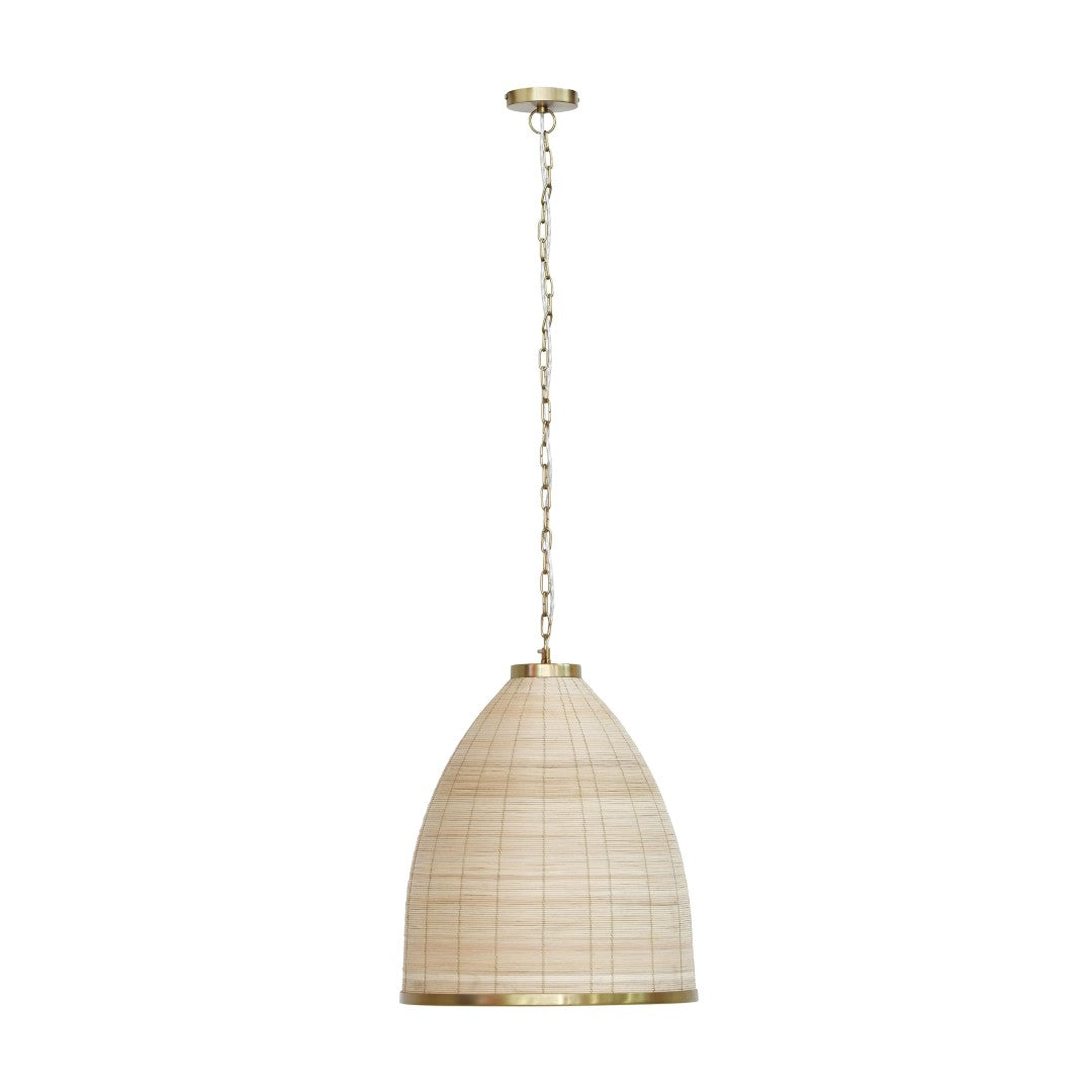 TOV Furniture Kelsey Rattan Pendant Lamp - Thumbnail 2