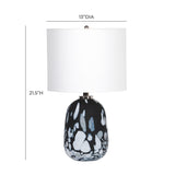 Alana Two-Tone Glass Table Lamp TOV-G18531 TOV Furniture