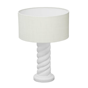 Rapunzel White and Cream Table Lamp TOV-G18556 TOV Furniture