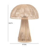 Oddy Natural Jute Table Lamp TOV-G18564 TOV Furniture